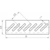 OBO Bettermann Vertr Chapa de extremidade para pavimento BEB 200 FS (7083203)