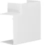 Hager LFF6009059016 Curva plana 90° para calha 90x60 mm, branco RAL 9010