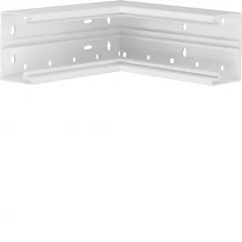 Hager BR6510049016 Canto interior, branco tráfego (RAL 9016) para calha Tehalit BR 65x100 mm