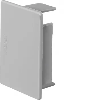 HAGER LF4006067035 Peça de extremidade, isenta de halogéneos, cinzento claro, 60x60 mm