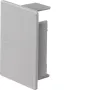 HAGER LF4006067035 Peça de extremidade, isenta de halogéneos, cinzento claro, 60x60 mm