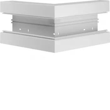 Hager BR6517039016 Canto exterior para calha de cabos 170x68 mm, branco