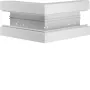 Hager BR6517039016 Canto exterior para calha de cabos 170x68 mm, branco