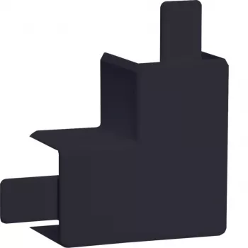 Hager LFF2003559011 Curva plana 33x20 mm preto grafite