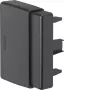 Hager Peça de extremidade LFF6006069011 para calha LF 30/40/60x60mm, grafite