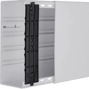 Hager FB9923007035 Calha de cablagem PVC 100x230mm cinzento claro 2m