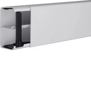 Hager LF6011107035 Calha de cabos PVC 60x110mm cinzento claro 2m 2 câmaras