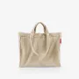 reisenthel Softshopper Cord Sand saco de ombro GR6052 poliéster 28 litros