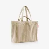 reisenthel Softshopper Cord Sand saco de ombro GR6052 poliéster 28 litros