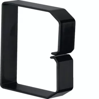 Hager B800803 preto PVC canal de cabos 80x80mm 2m