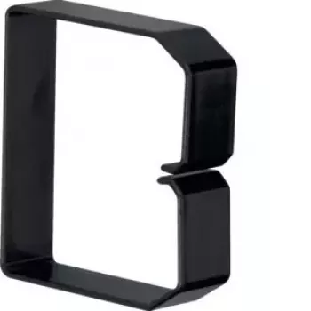 Hager B800803 preto PVC canal de cabos 80x80mm 2m
