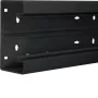 Hager BR6513019011 parte inferior de canal de cabos 2000 mm x 130 mm preto