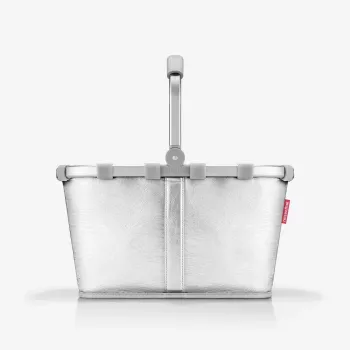 reisenthel Carrybag cesto de compras Silver Crackle BK7088 22L