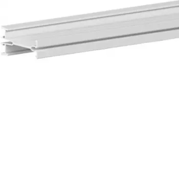 Hager BRHT divisória de plástico isenta de halogéneos para canais de cabos com perfil C, 2000 mm, branco