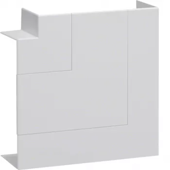 Hager BR651705H9016 cotovelo plano 170x68 mm branco tráfego RAL 9016