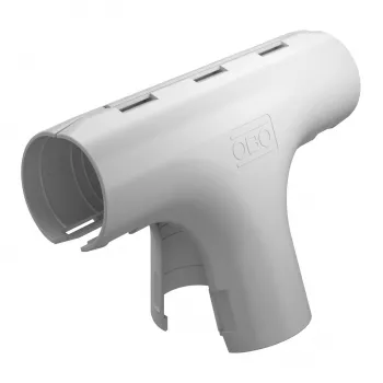 OBO Bettermann conector em T Quick-Pipe 3000 TMS M32 cinzento-claro (2153845)