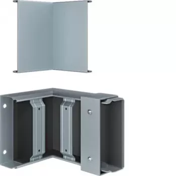 Hager FWK-Plus canto interior 60x150 mm peça moldada de canal de cabos de proteção contra incêndio galvanizado a quente FWKP601504VERZ