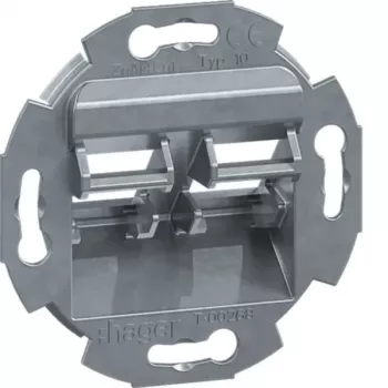 HAGER GMDM102 moldura de montagem 2 módulos para módulos RJ45 GZDM2