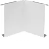 HAGER BRS0802I9016 Tampa de canto interior, chapa de aço, branco tráfego RAL 9016, para canal BR 80x20 mm