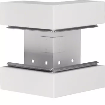 HAGER BRS6517039016 Canto exterior para canal de peitoril BRS 170x68mm, branco puro