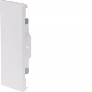 Hager BRS651706B9016 Tampa terminal para canal de cabos 170x65mm, branco tráfego RAL 9016