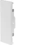 Hager BRS651706B9016 Tampa terminal para canal de cabos 170x65mm, branco tráfego RAL 9016