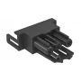 OBO Bettermann BTA-SKS S1 SW Adaptador de tomada reto preto 6117190