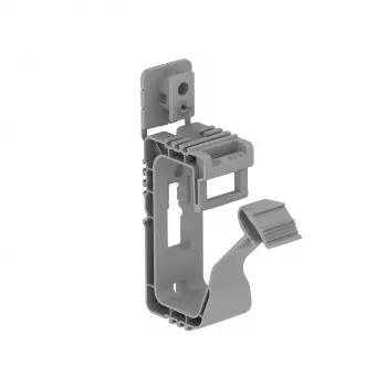 OBO Bettermann Vertr Suporte coletor Grip ignífugo 960Graus 20 (2205412) - Suporte de feixe de cabos resistente ao fogo, 20 mm, cinzento claro