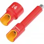 Wera 8790 A chave de caixa isolada VDE 1/4 polegadas encaixe 8 mm 05005929001