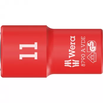 Wera 8790 A chave de caixa isolada VDE 1/4 polegadas encaixe 8 mm 05005929001