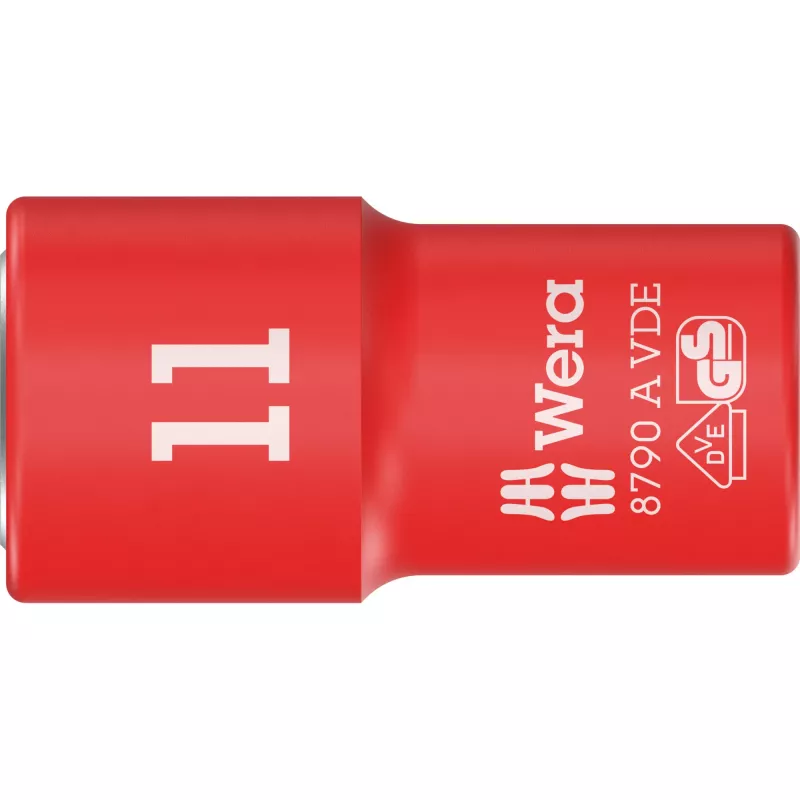 Wera 8790 A chave de caixa isolada VDE 1/4 polegadas encaixe 8 mm 05005929001