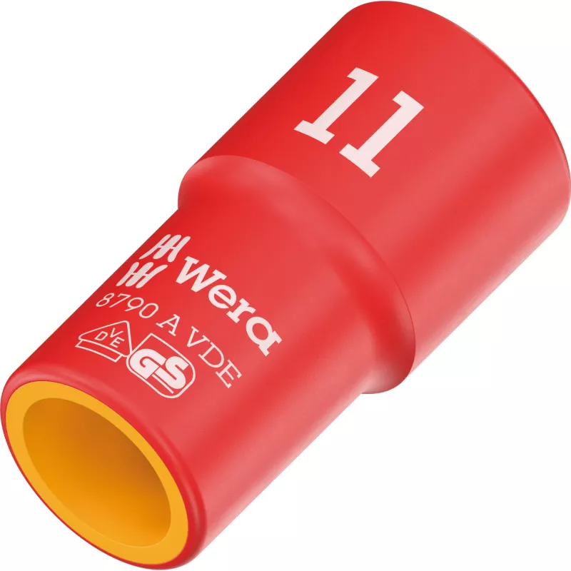 Wera 8790 A chave de caixa isolada VDE 1/4 polegadas encaixe 8 mm 05005929001