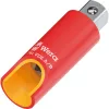 Wera 781 A/B adaptador de chave de caixa isolado VDE 1/4 polegadas encaixe quadrado com bloqueio mecânico 05024690001
