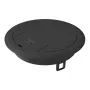 OBO BETTERMANN tampa de saída de cabos com vedação de escovas GES R2, preto grafite RAL 9011 7405084