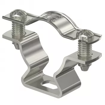 OBO BETTERMANN ASL 733 25 A2 Abraçadeira de distância com fenda oblonga, aço inoxidável A2, 25 mm 1362986