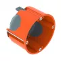 OBO Bettermann 2003806 Caixa de aparelhagem para parede oca, estanque ao ar, Ø68 mm, profundidade 47 mm, polipropileno, laranja, 25 unid.