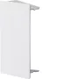 Hager LFS Peça de remate, chapa de aço, branco tráfego RAL 9016, para calha de cabos 60x100mm LFS6010069016