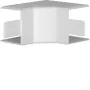 Hager LF3003049016 Ângulo interior para calha LF 30x30 mm, PC/ABS sem halogéneos, branco tráfego