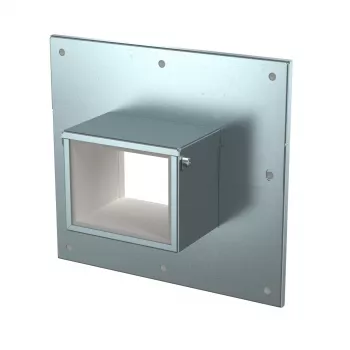 OBO BETTERMANN PLM WC 0810 FS Gola de ligação à parede, 3 e 4 lados, aço zincado, 80x100 mm 7218126