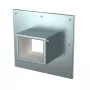 OBO BETTERMANN PLM WC 0810 FS Gola de ligação à parede, 3 e 4 lados, aço zincado, 80x100 mm 7218126