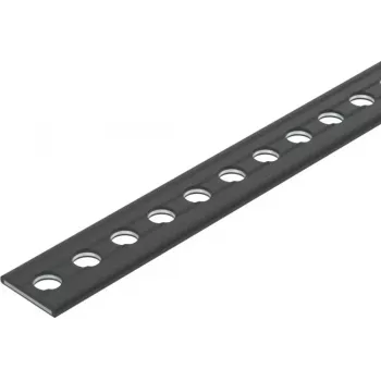 OBO Bettermann Fita de montagem perfurada, aço zincado, 19 mm x 0,75 mm, rolo de 25 m 1475904