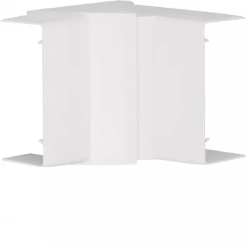 HAGER canto interior ajustável LFF4009049016 branco PVC para calha de cabos LF/LFF 40x90mm