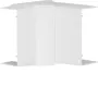 HAGER canto interior ajustável LFF4009049016 branco PVC para calha de cabos LF/LFF 40x90mm