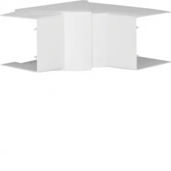 Hager canto interior LFF6006049016 branco tráfego para calha de cabos 60x60mm