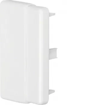 HAGER LFF6009069016 terminal ajustável para calha de cabos 60x90 mm, branco tráfego (RAL 9016)
