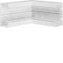 Hager canto interior BR6513049016 para calha de peitoril 130x68 mm, branco puro