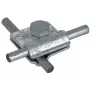 DEHN terminal de ligação multiusos 390050, redondo 8-10 mm, aço galvanizado a quente