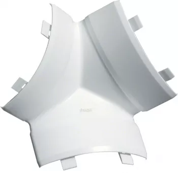 HAGER EK4004089016 peça em T branco tráfego para calha de cabos 40x40 mm