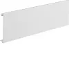 Hager BRA12029016 tampa de calha para série BRA, 120 mm de largura, 2000 mm de comprimento, branco tráfego (RAL 9016)
