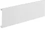 Hager BRA12029016 tampa de calha para série BRA, 120 mm de largura, 2000 mm de comprimento, branco tráfego (RAL 9016)